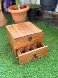 Wooden Organiser with Lid